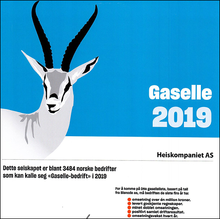 Heiskompaniet-gaselle-2019
